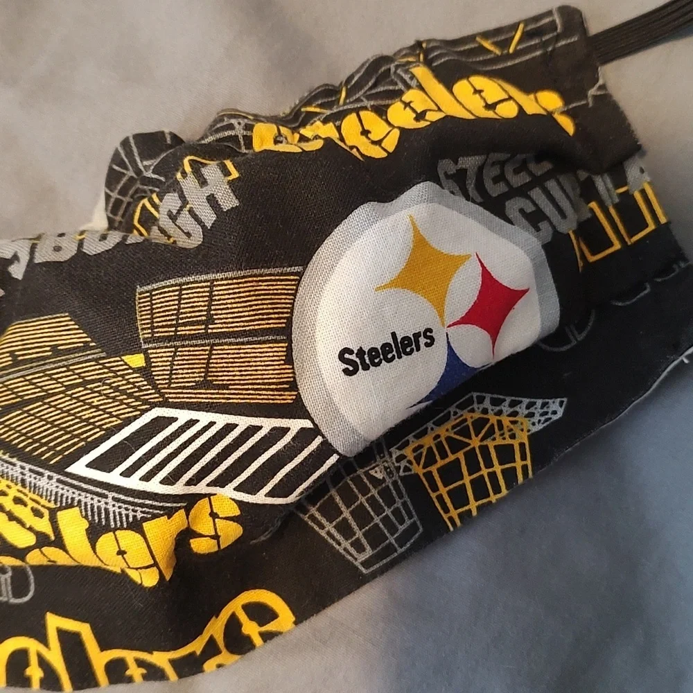 Pittsburgh Steelers Handmade Face Mask